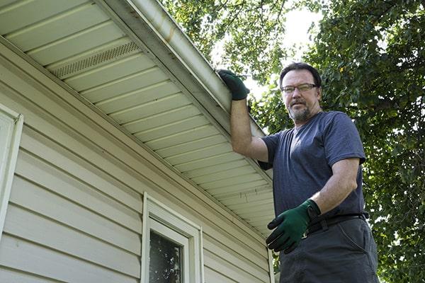 Gutter Cleaning of Westerly office